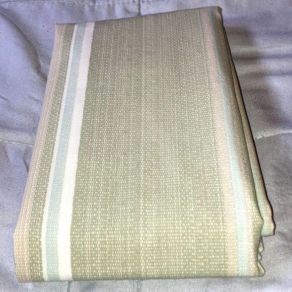 TOMMY BAHAMA Green Tan Serenity Cotton Striped King Pillow Sham 40 x 24 inches - Picture 5 of 10